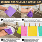 DANIHOME Schwammtücher Green 5er-Set