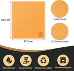 DANIHOME Schwammtücher Orange 5er-Set