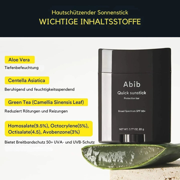 Abib Quick Sunstick Protection Bar LSF 50 PA++++ 22g Sonnenschutzstift