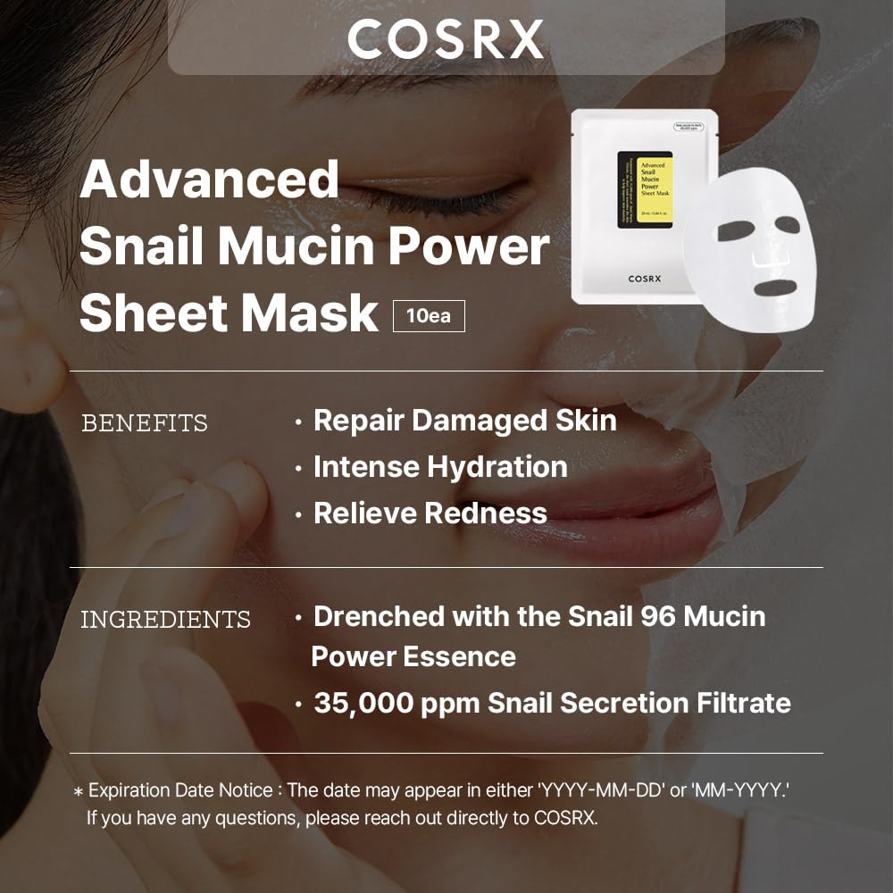 COSRX Advanced Snail Mucin Power Essence Sheet Mask 25ml