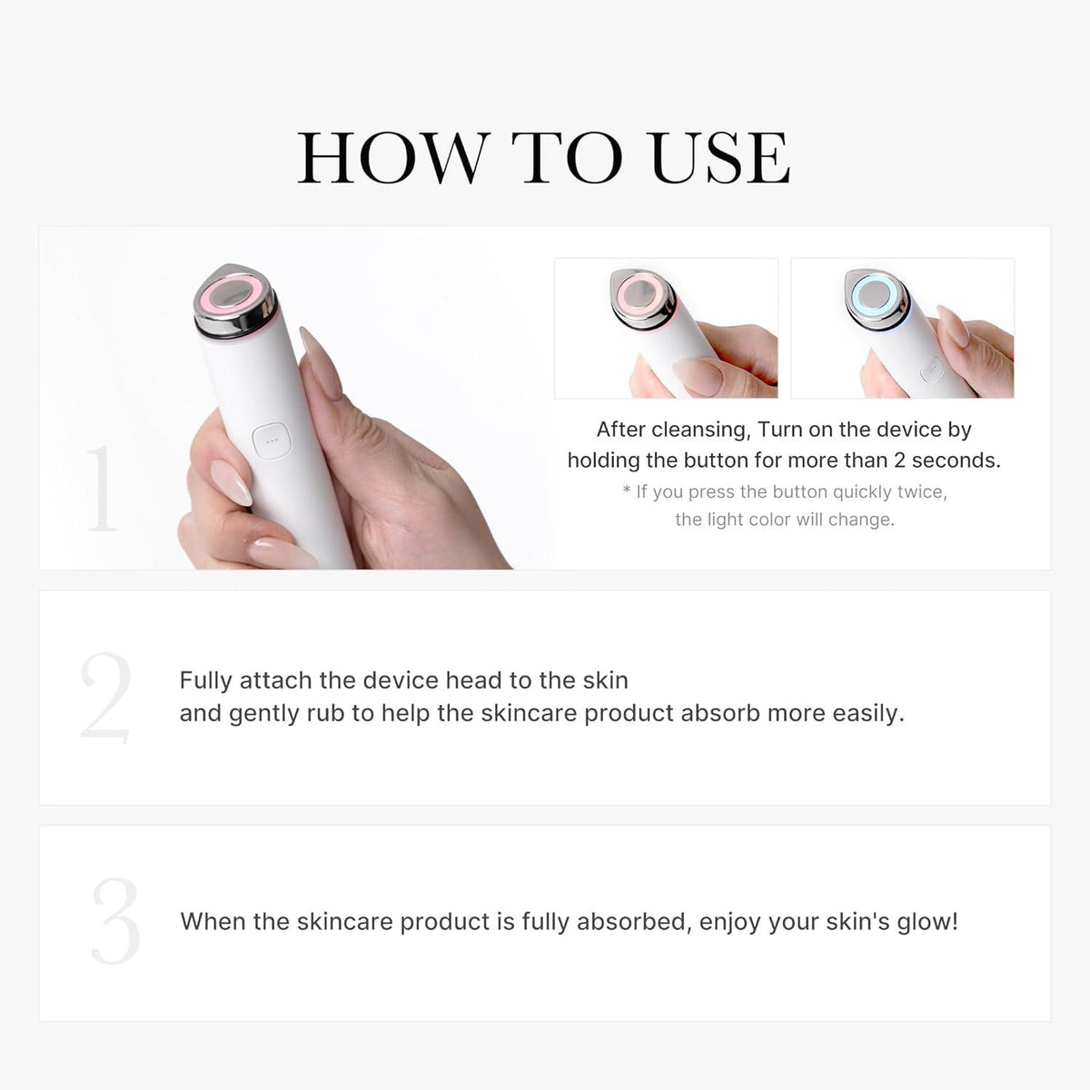 Medicube Mini Booster Pro Weiß - DaniChou-Store