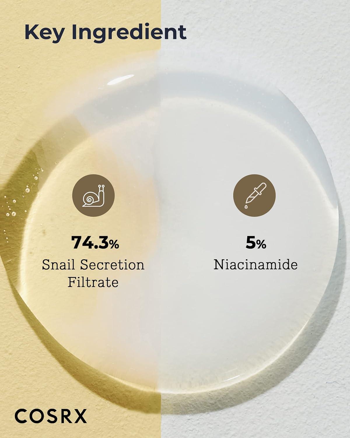 COSRX  Advanced Snail Radiance Dual Essence 80ml - DaniChou-Store
