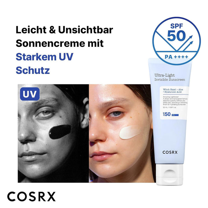 COSRX Ultra-Light Invisible Sunscreen SPF50 - 50 ml - DaniChou-Store