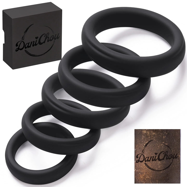 DaniChou PowerRings 5X Set - penis rings