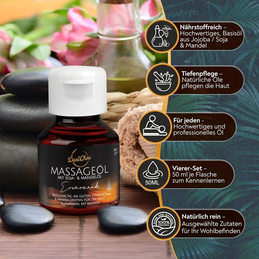 DaniChou Tropical Dreams massage oil set 4x 50 ml