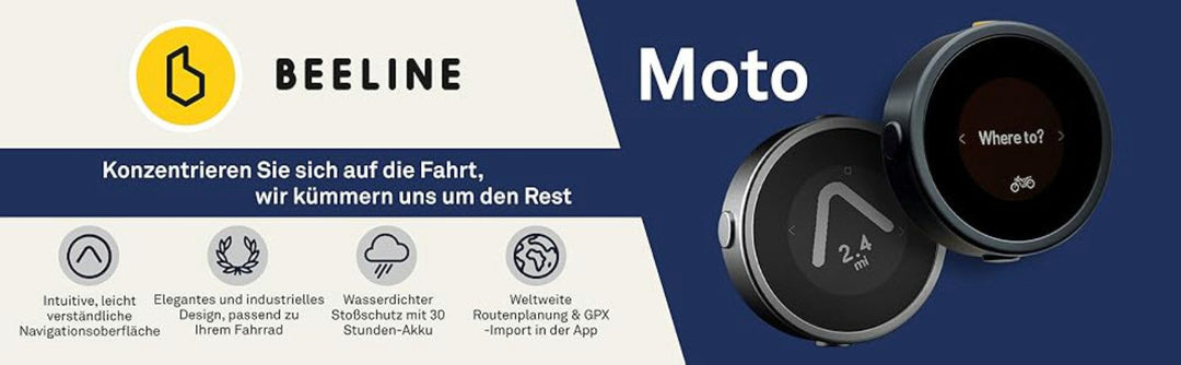 Beeline Moto Navigationssystem Silber