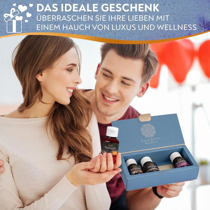 DaniChou Tropical Dreams massage oil set 4x 50 ml