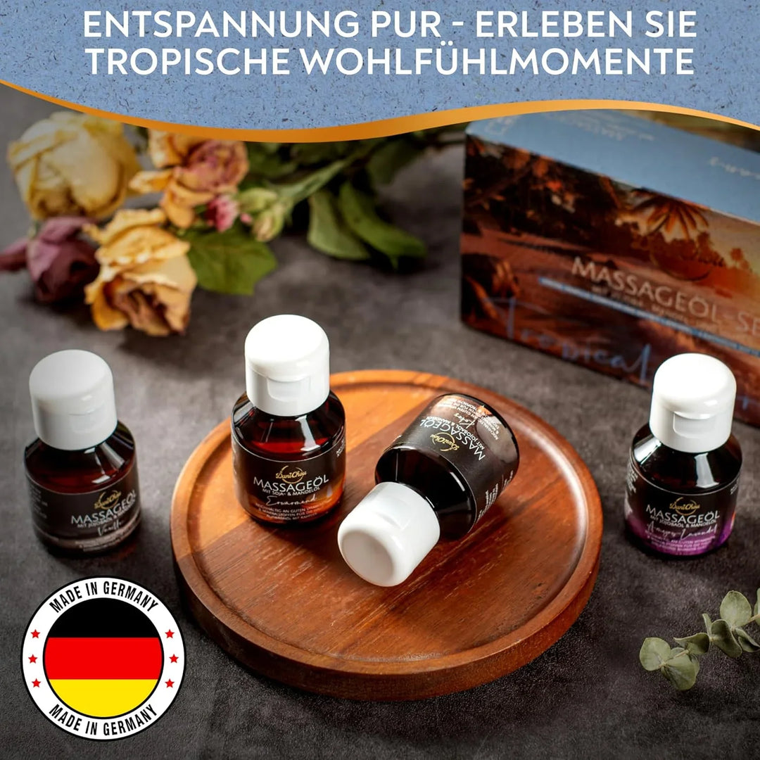 DaniChou Tropical Dreams massage oil set 4x 50 ml