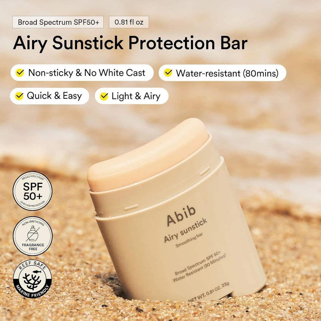 Abib Airy Sunstick Smoothing Bar SPF50+ Pa++++ 23g