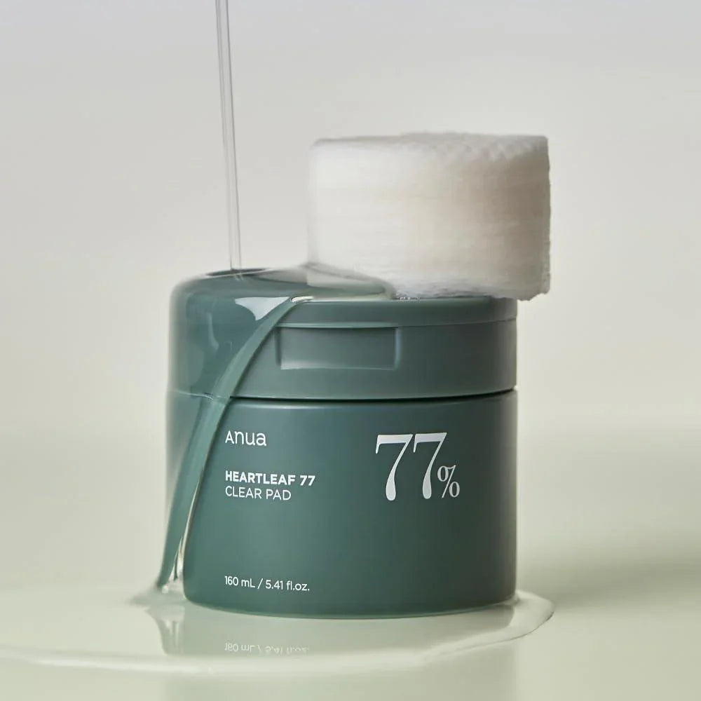 Anua Heartleaf 77% Toner Pads – Beruhigende Pflege &amp; sanfte Exfoliation für strahlende Haut - DaniChou-Store