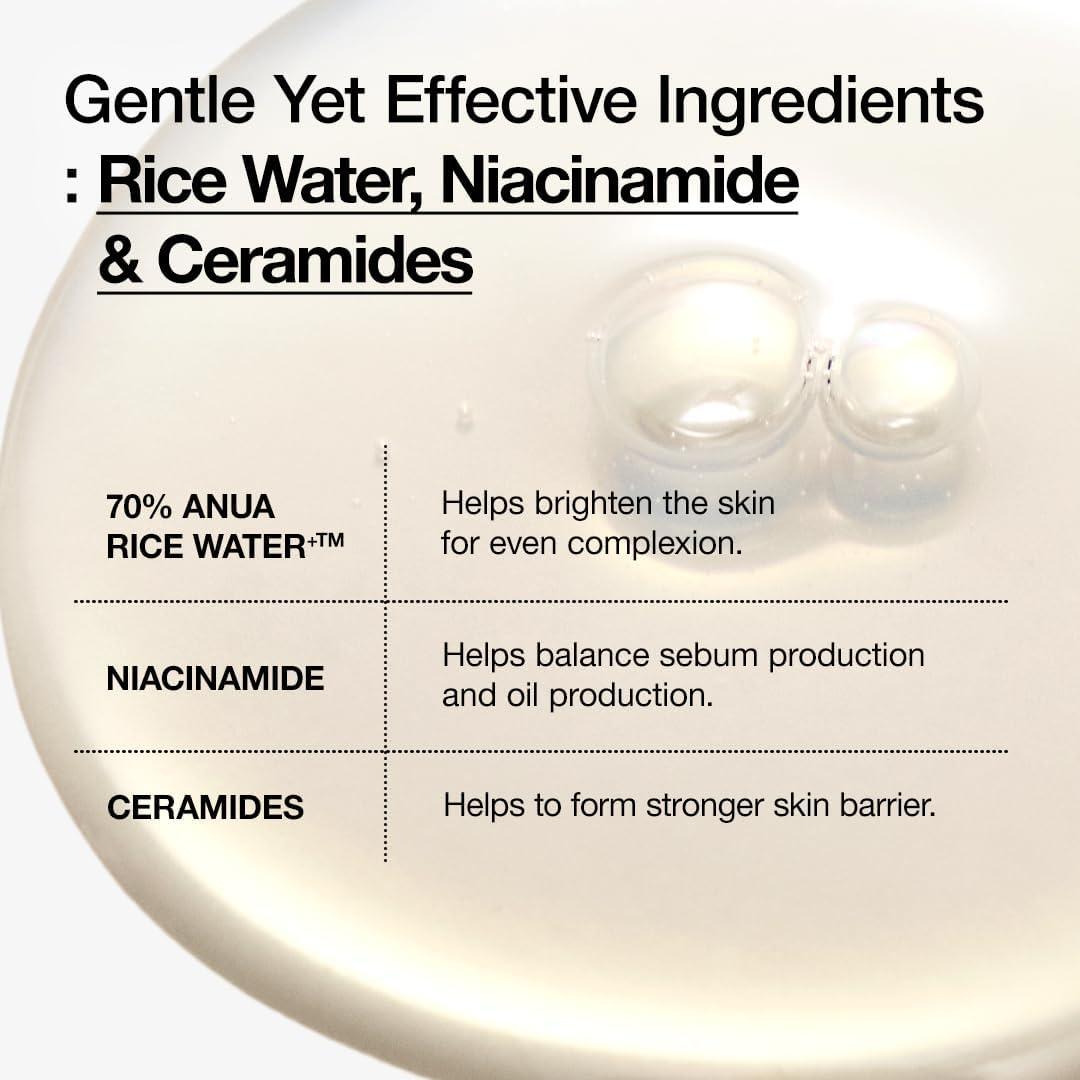 Anua Rice 70 Glow Milky Toner 250ml Gesichtswasser - DaniChou-Store