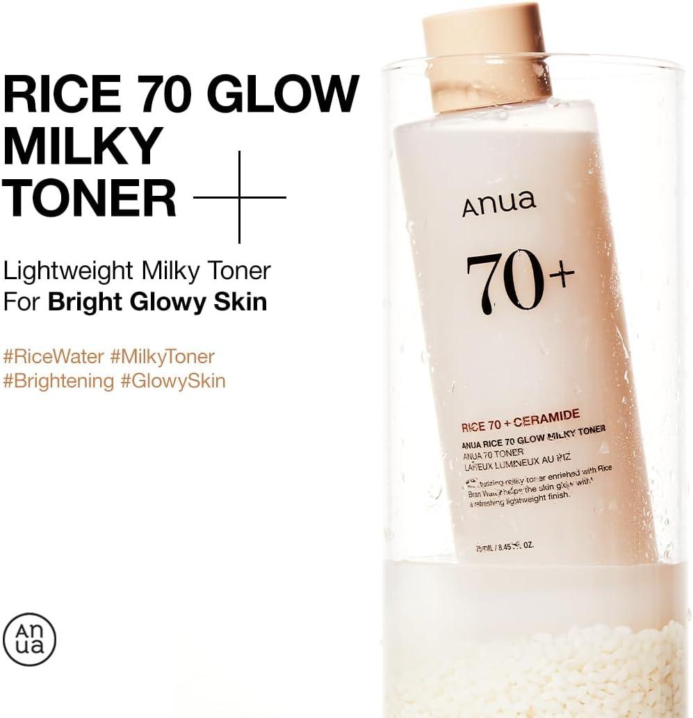Anua Rice 70 Glow Milky Toner 250ml Gesichtswasser - DaniChou-Store