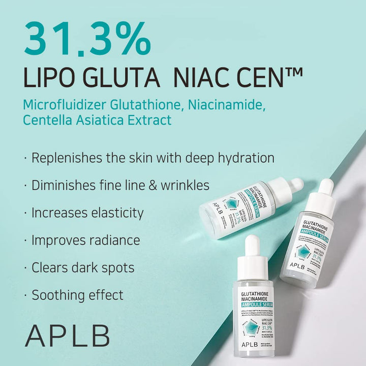 APLB Glutathione Niacinamide Ampoule Serum 40 ml