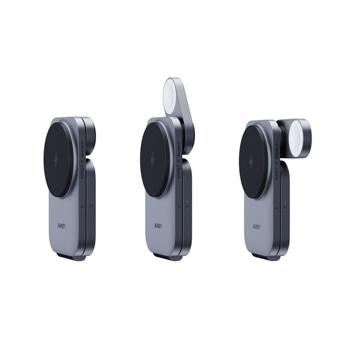 Aukey MagFusion Z 3-in-1 Foldable MagSafe Charging Stand