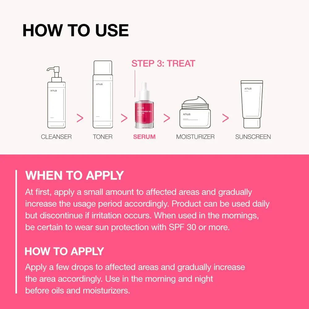 Anua Niacinamide 10% + TXA 4% Serum 30 ml - DaniChou-Store