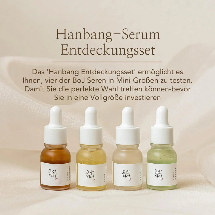Beauty of Joseon Hanbang Serum Discovery Kit - Mini-Serum Set für alle Hauttypen (4x10ml) - DaniChou-Store