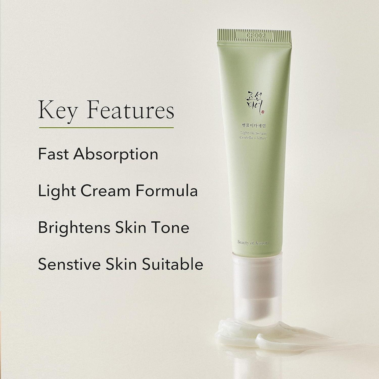 Beauty of Joseon Light On Serum Centella + Vita C 30ml - DaniChou-Store