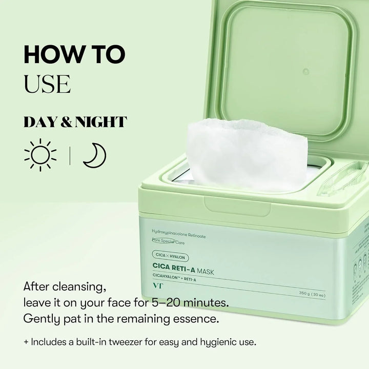VT Cosmetics CICA Reti-A Mask 7 Days - DaniChou-Store