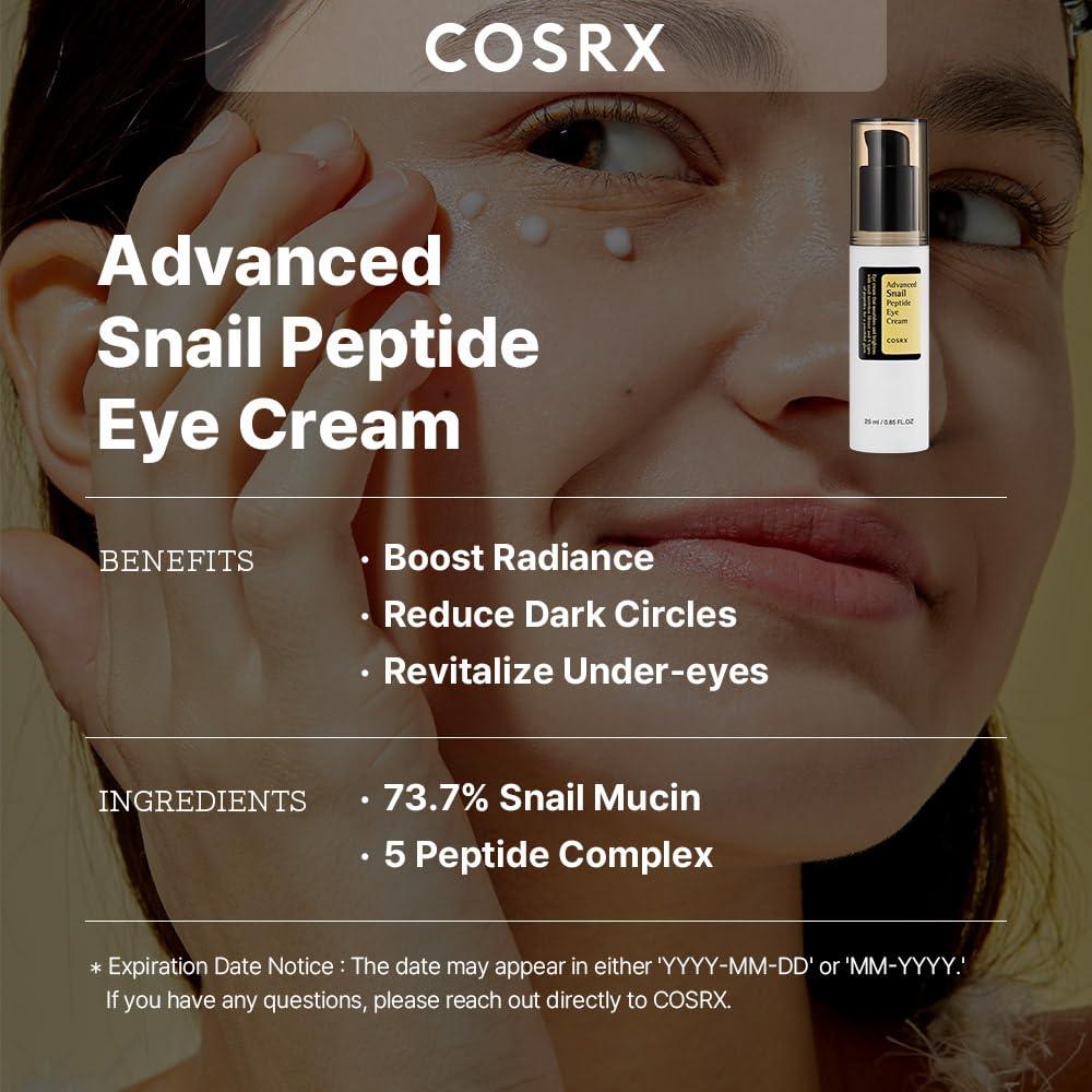 COSRX Advanced Snail Peptide Eye Cream 25ml - DaniChou-Store