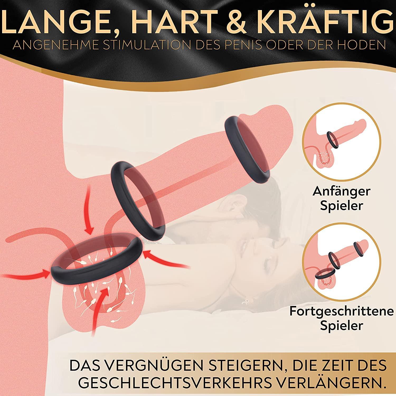 DaniChou Penisringe 3X - Silikon Penisring Set online kaufen DaniChou Penisringe 3X - Silikon Penisring Set online kaufen