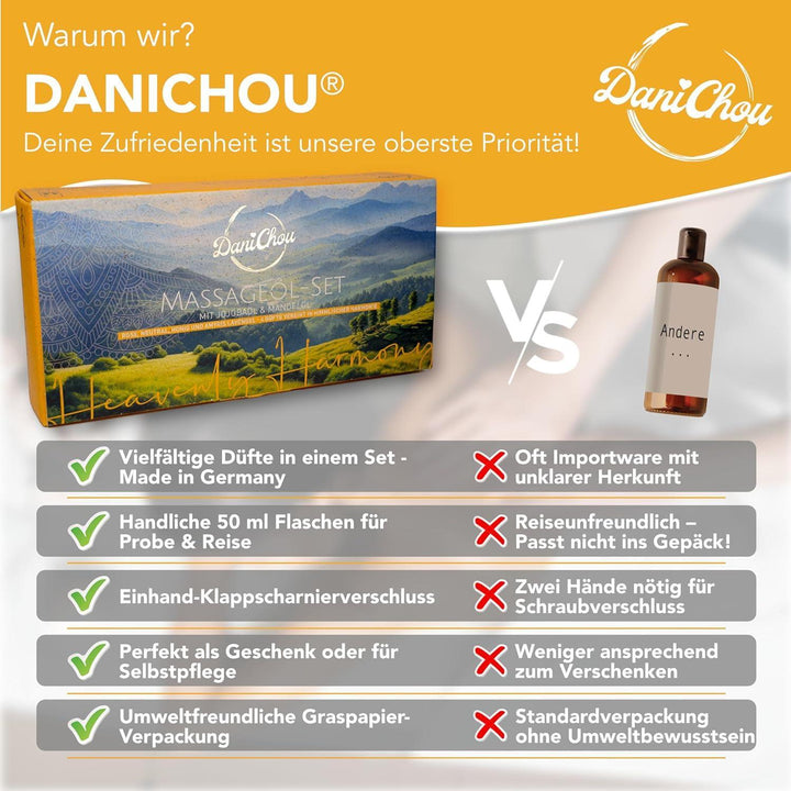 DaniChou Heavenly Harmony Massageöl Set - DaniChou-Store