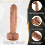 Silikon XXL Dildo mit Saugnapf, Ø 6 cm, Länge 21 cm / 27 cm - DaniChou-Store