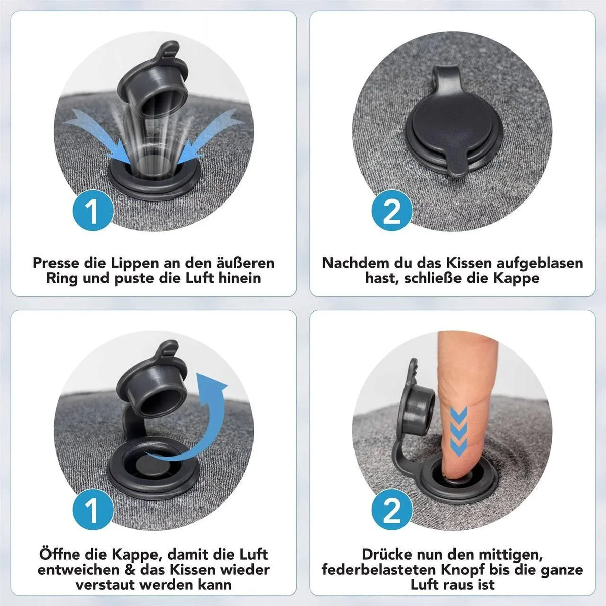 Aufblasbares Sex Kissen mit abnehmbaren Kissenbezug