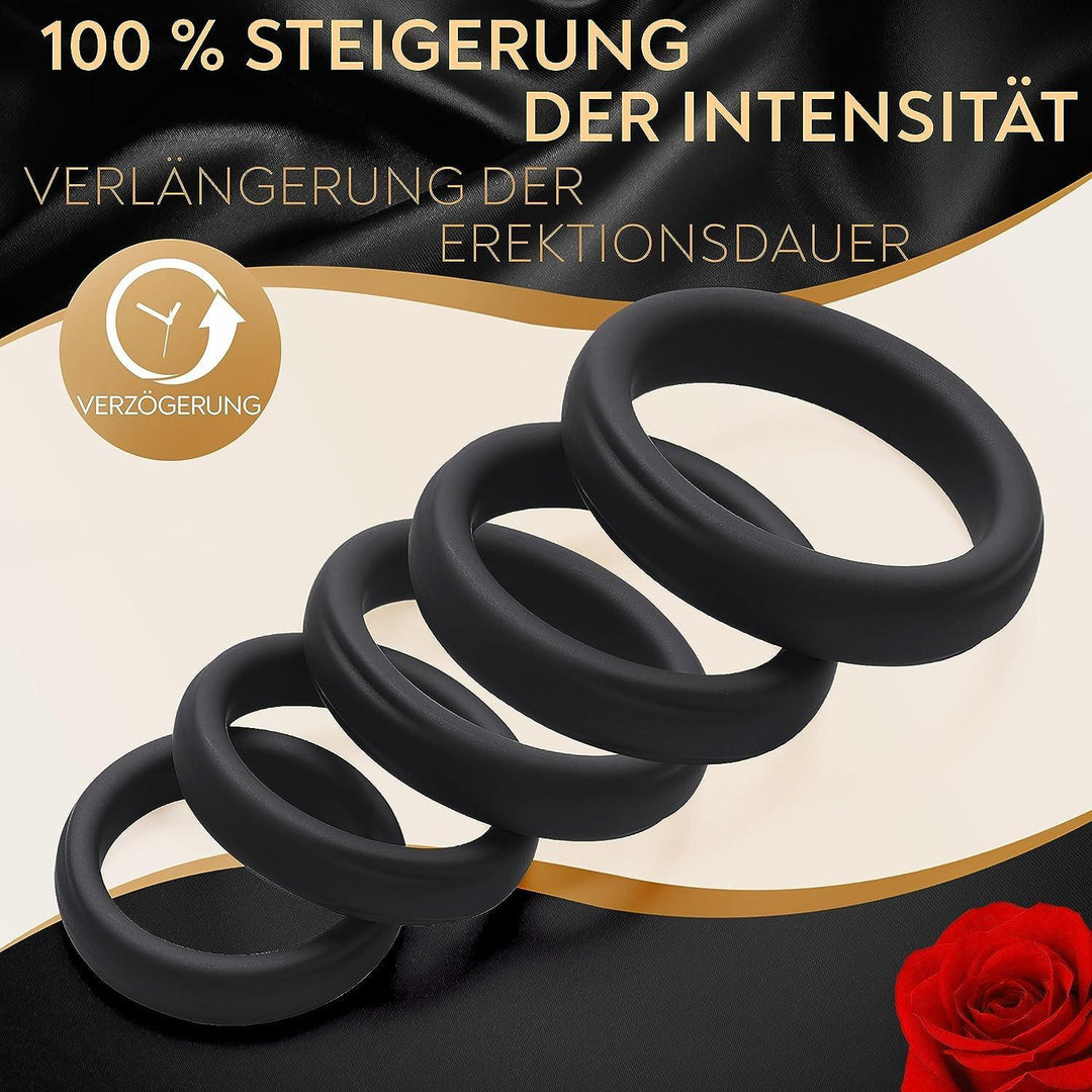 DaniChou PowerRings 5X Set - penis rings