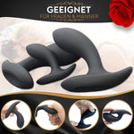 3 tlg. Analplug-Set aus Silikon - DaniChou-Store