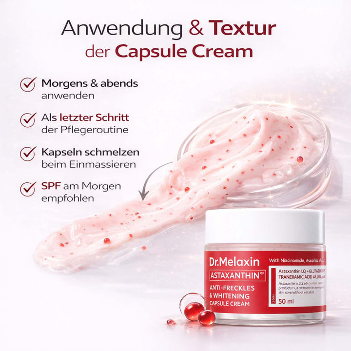 Dr. Melaxin TX-Astaxanthin Anti-Dark Spot Brightening Capsule Cream 50 g