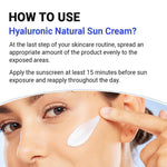 ISNTREE Hyaluronic Acid Natural Sun Cream SPF50 PA++++ - DaniChou-Store