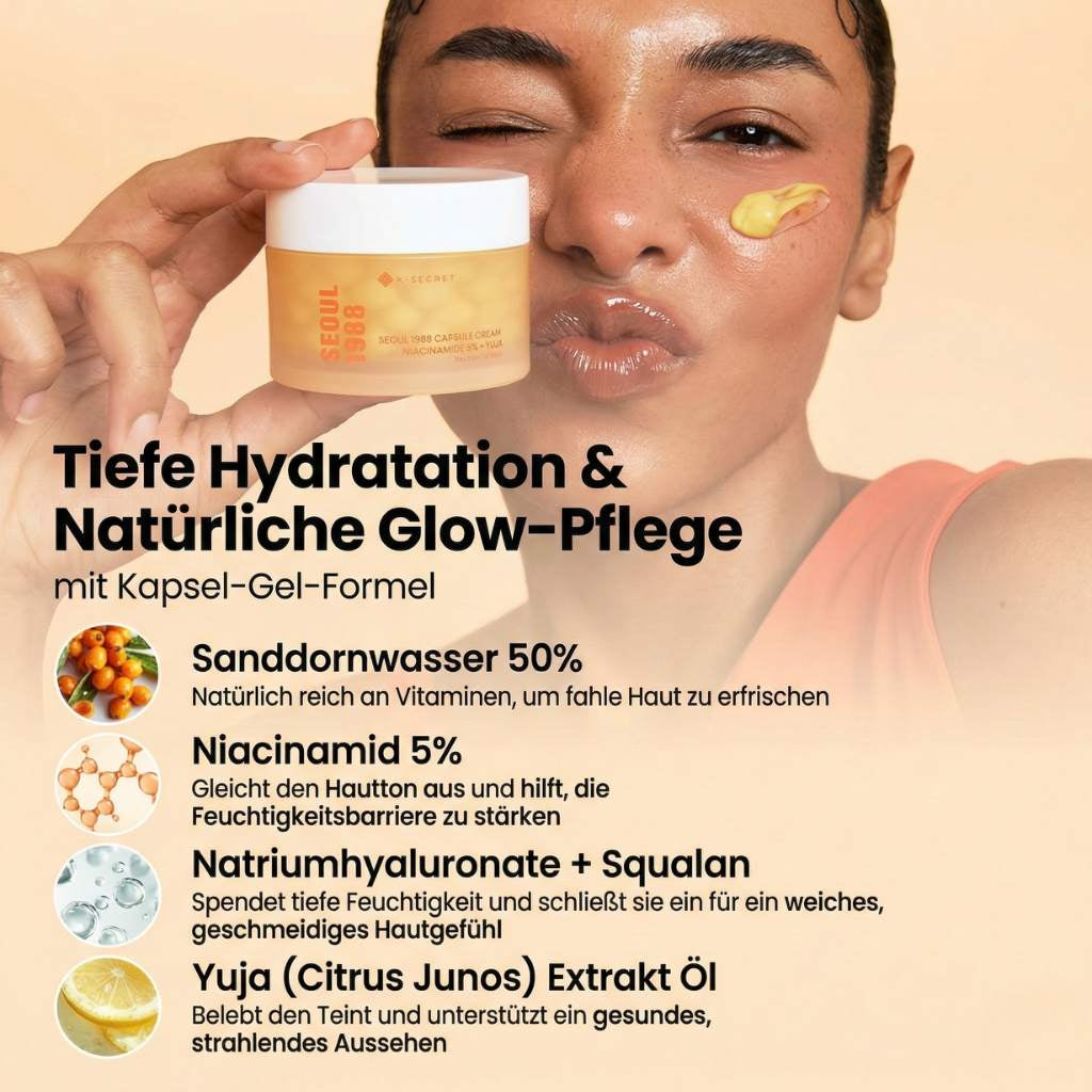 K-SECRET Seoul 1988 Capsule Cream Niacinamide 5% + Yuja 50 ml