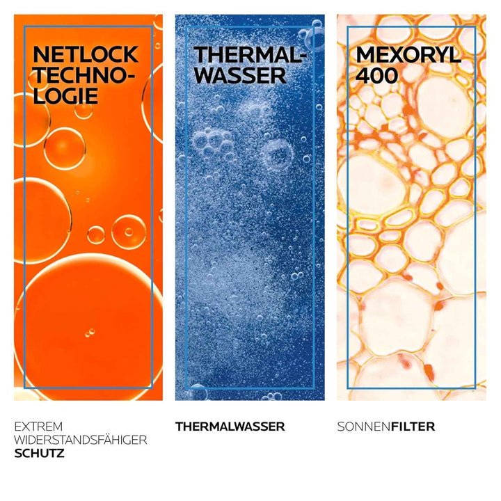 La Roche Posay Anthelios Hydratisierende Creme UVMune 400 LSF 50+ 50 ml - Schützende Sonnencreme, Feuchtigkeitsspendend, Dermatologisch getestet, Wasserfest