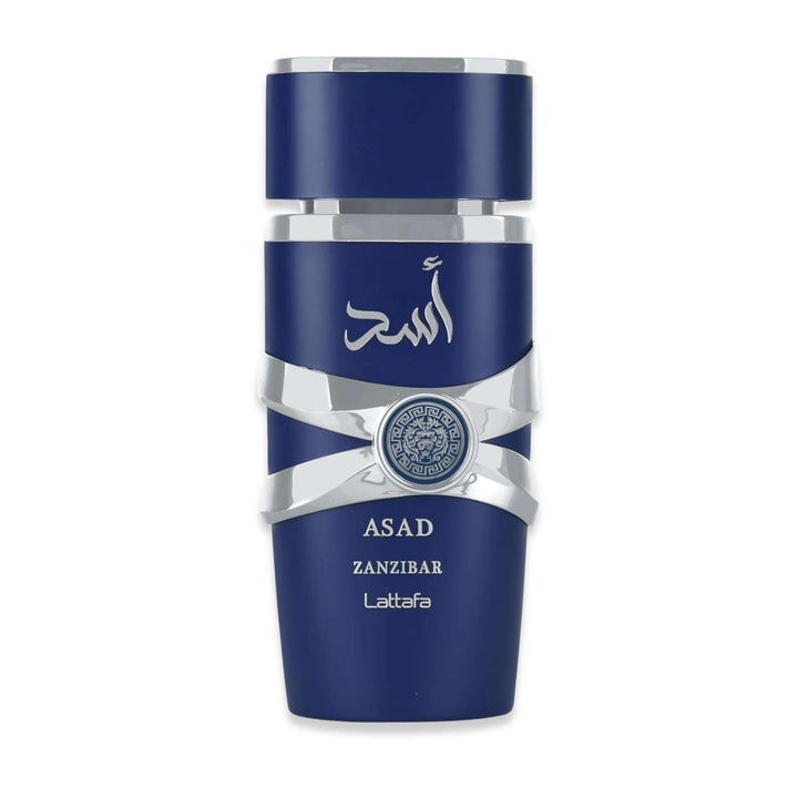 Lattafa Asad Zanzibar Eau de Parfum 100 ml – Exotisch-würziger Herrenduft mit Vanille, Kokos & Weihrauch – Intensives Parfum für Männer mit Stil