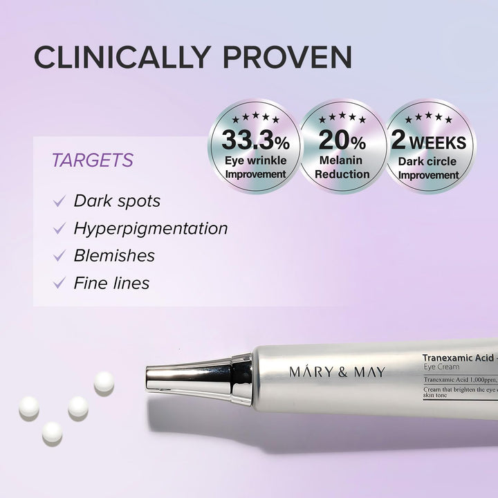 Mary&May Tranexamic Acid + Glutathion Eye Cream 30 ml