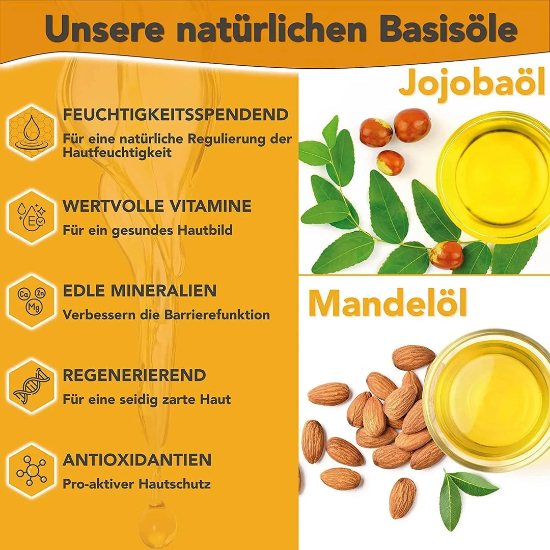 Massageöl Honig, 250ml mit Jojobaöl &amp; Mandelöl