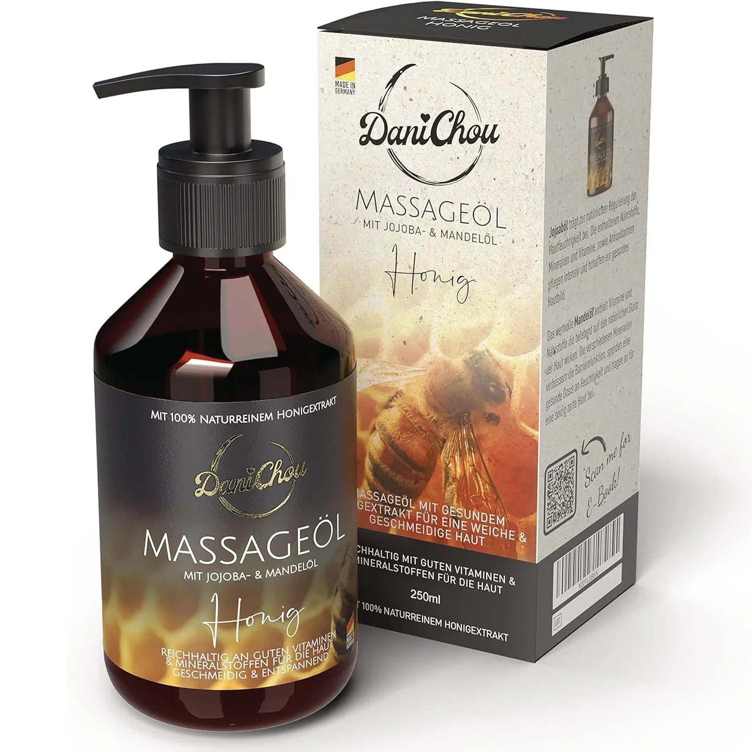 DaniChou Massageöl Honig 250 ml