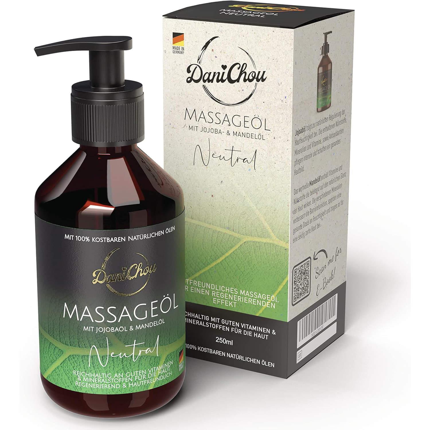 DaniChou Massageöl Neutral 250 ml