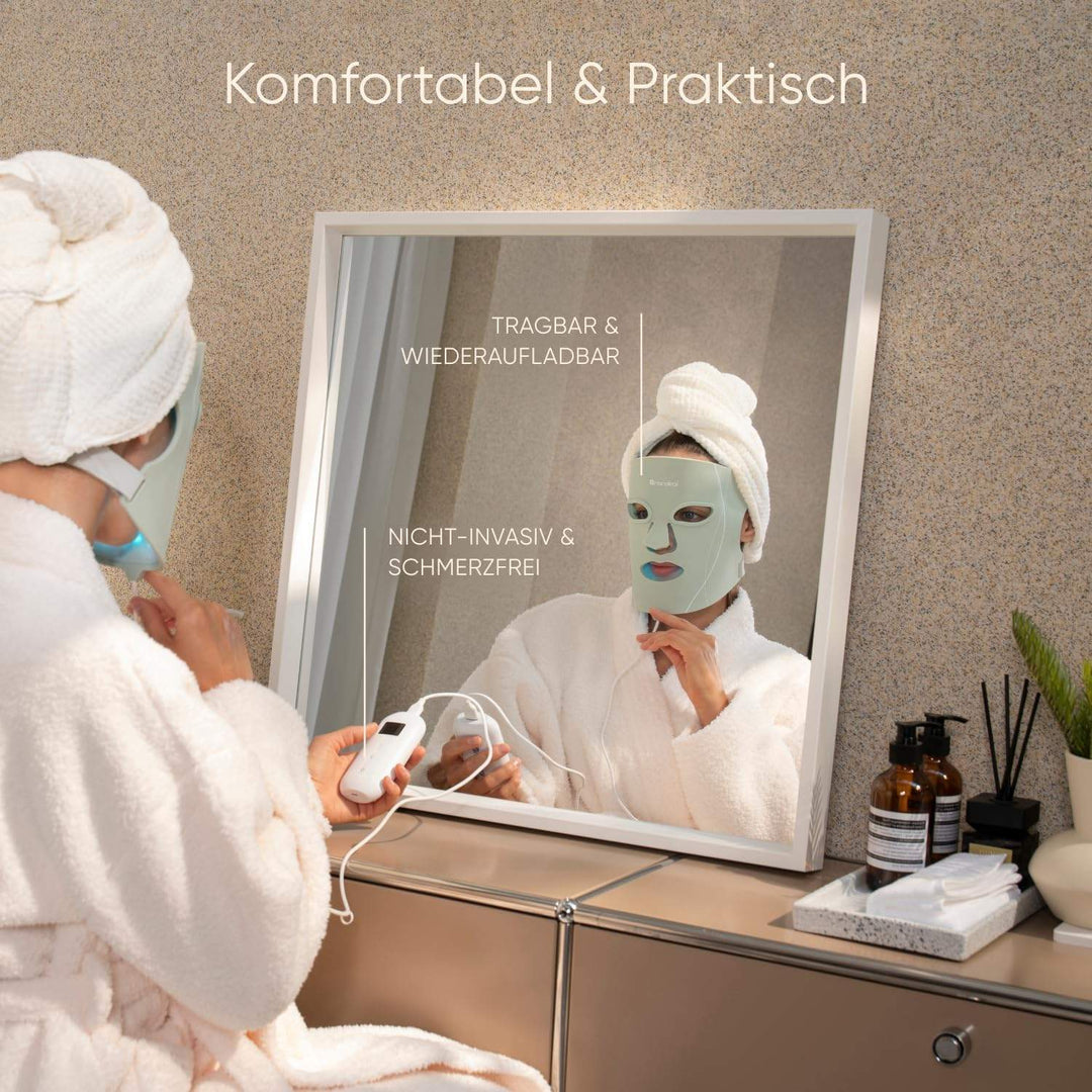 Nanoleaf LED Lichttherapie Gesichtsmaske