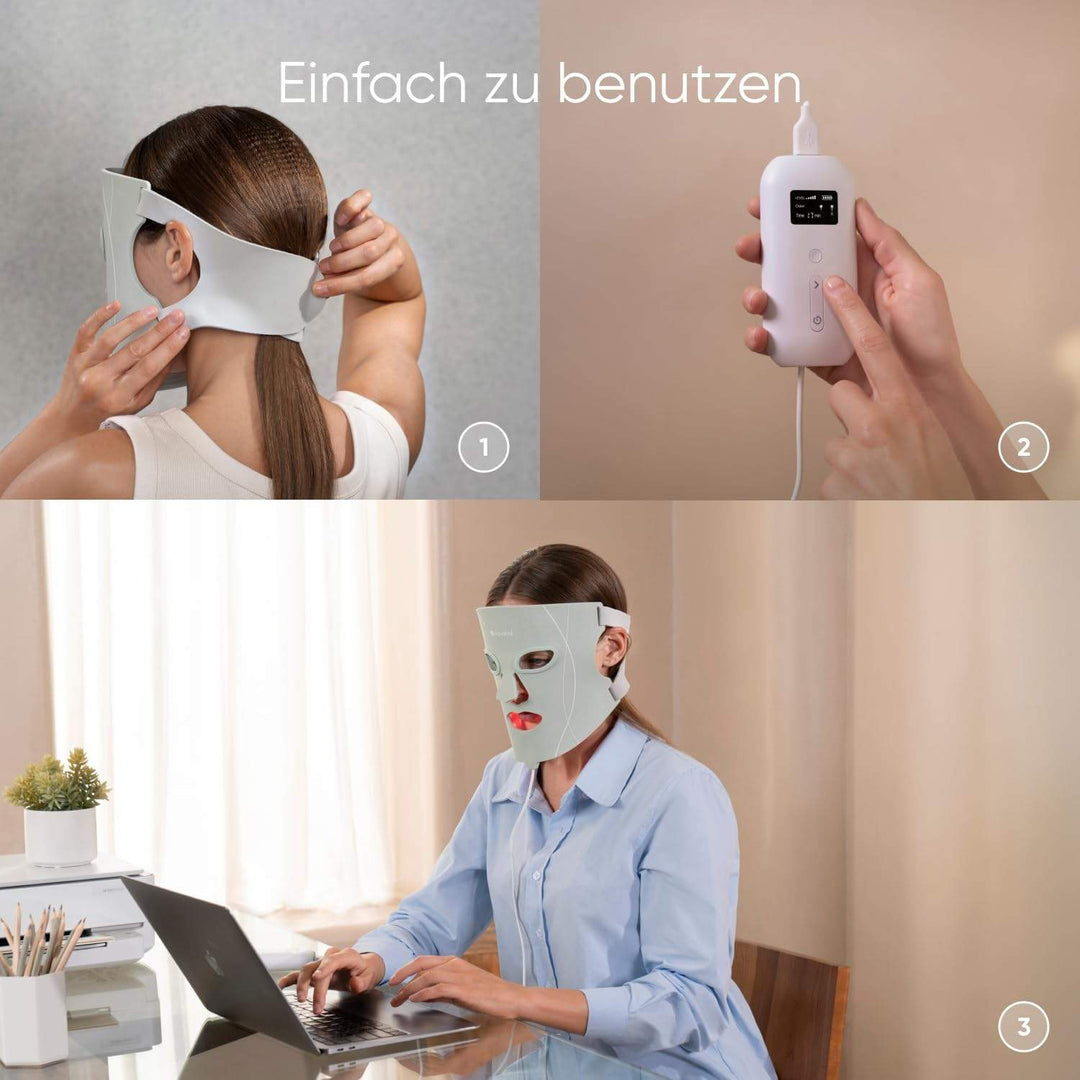 Nanoleaf LED Lichttherapie Gesichtsmaske