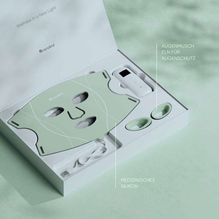 Nanoleaf LED Lichttherapie Gesichtsmaske