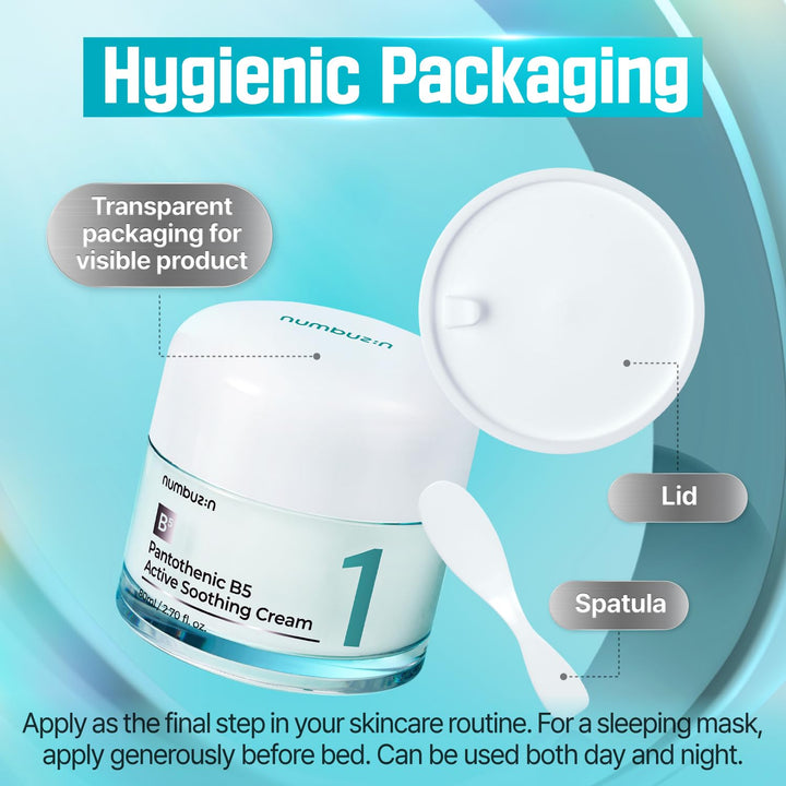 Numbuzin No.1 Pantothenic B5 Active Soothing Cream 80 ml