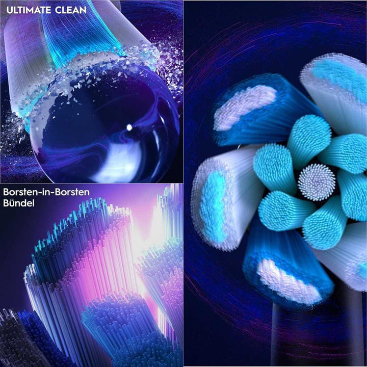 Oral-B iO Black Ultimative Reinigung Aufsteckbürsten, 6 Stück