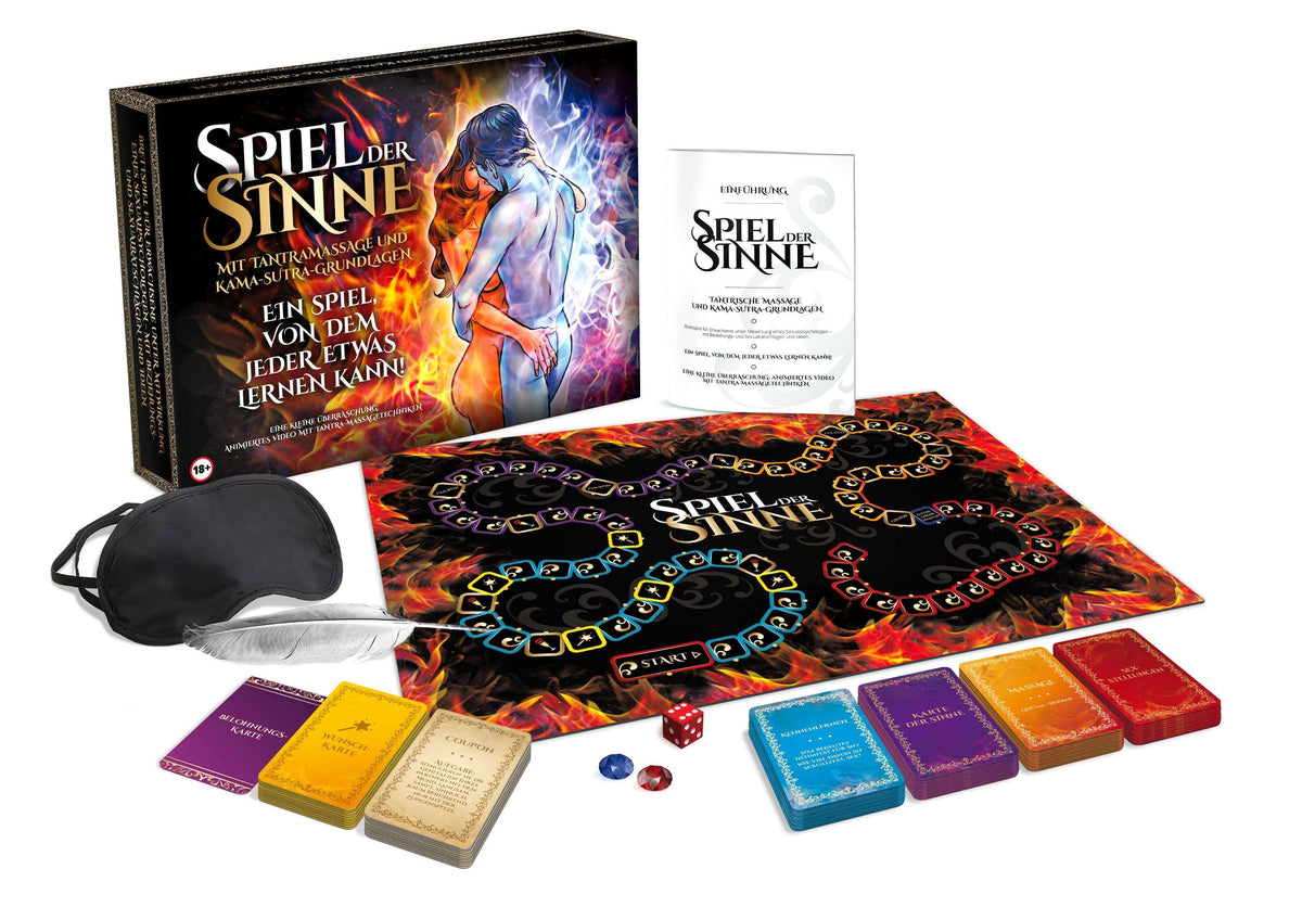 Spiel der Sinne - Brettspiel für Liebhaber:innen / Couples / Paare