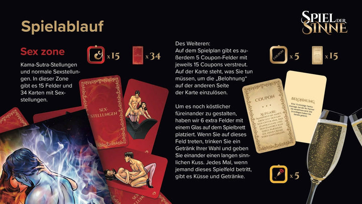 Spiel der Sinne - Erotisches Brettspiel für Paare - DaniChou-Store