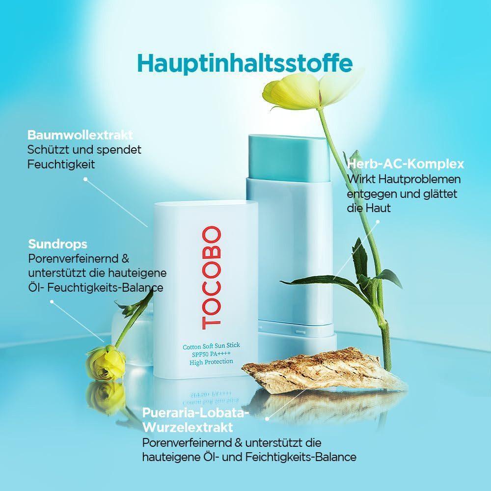 TOCOBO Cotton Soft Sun Stick SPF50+ PA++++ Sonnenschutz - DaniChou-Store